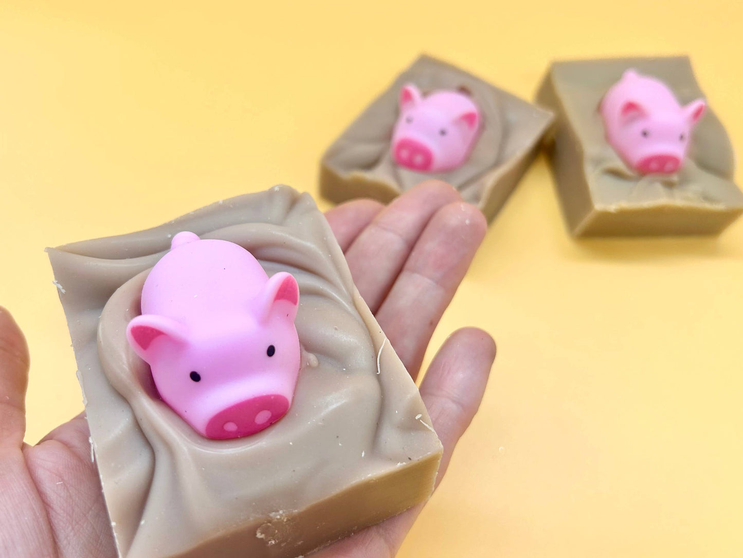SARATOGA NATURAL BODY CARE LLC - Piggy Handmade Soap Bar for Kids VEGAN COLD PROCESS